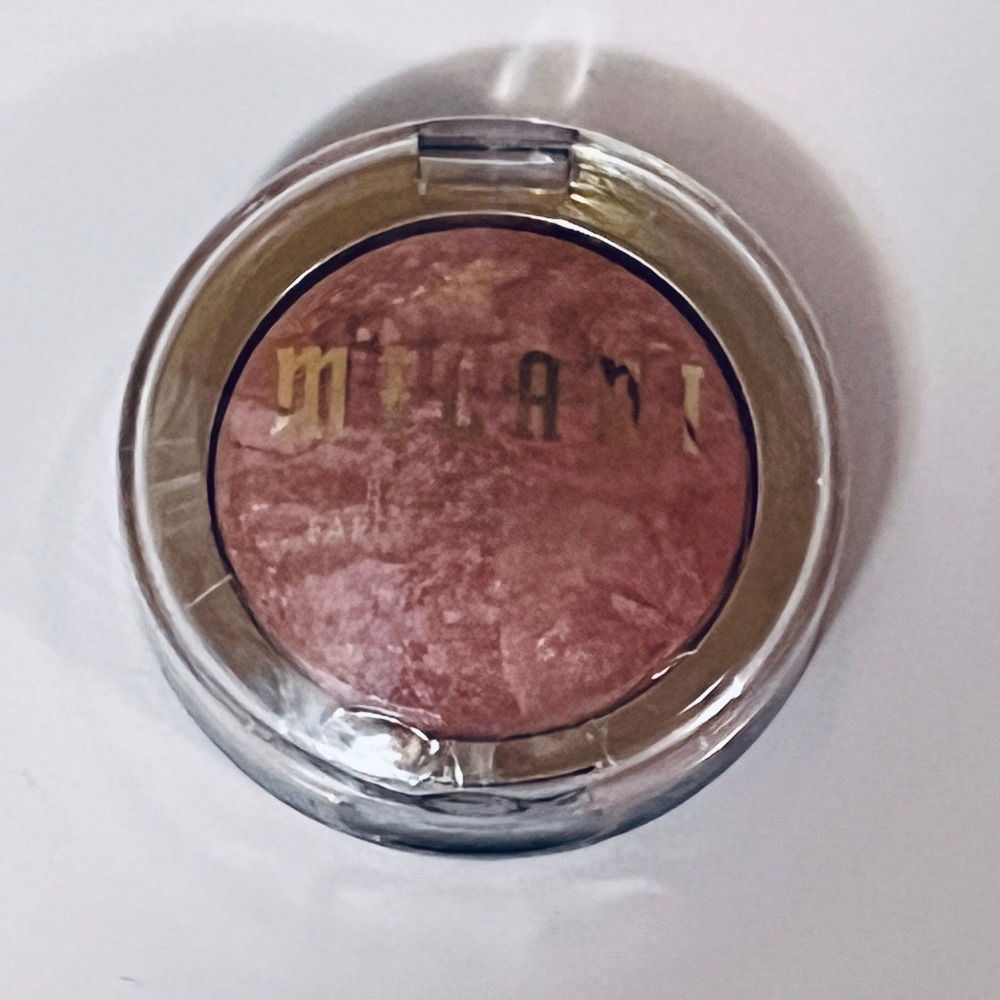 Milani Baked Blush Powder 0.12oz 03 Berry Amore Coral Rose Gold Shimmer Radiant
